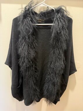 Linda Richard’s Luxury fur shawl